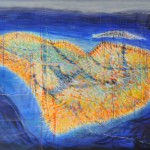 Inselleben1, 2014, Acryl auf Leinwand, 120 x 150 cm 