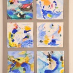 Zyklus zum Inselleben mit Ultramarinblau, 2014, 70x50 cm